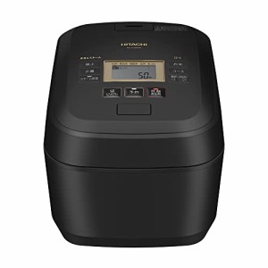 日立 炊飯器 5.5合 圧力&スチームIH ふっくら御膳 RZ-V100FM K フロストブラック 日本製 大火力 沸騰鉄釜 蒸気カット