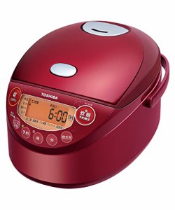 東芝 炊飯器 3.5合 一人暮らし用 IHジャー炊飯器 保温白米24時間 RC-6XM(R) 備長炭鍛造かまど 釜