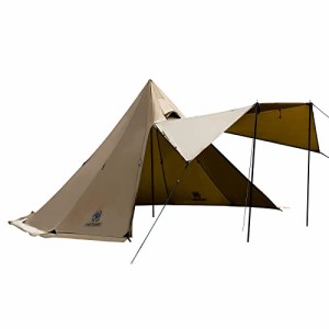 OneTigris Northgaze ワンポールテント メッシュインナーテント シルナイロン製 2-4人用 キャンプ アウトドア 屋外
