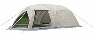 キャプテンスタッグ(CAPTAIN STAG) テント スクリーン ツールームドームテント [5-6人用] 【サイズ280×620×H190cm】 PU加工 グラスファ