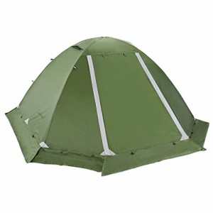 Clostnature テント 2人用 キャンプ 冬用テント - 軽量 簡易 テント 二重層 コンパクト ドームテント 二人用 耐水圧5000MM 防水 登山テン