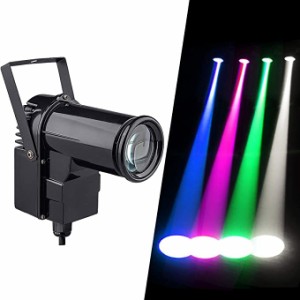 U`King ビームスポット ステージ照明 ステージライト 高輝度多色舞台效果灯具 ミニLED15W スポットライト dmx512対応 ミラーボール サウ