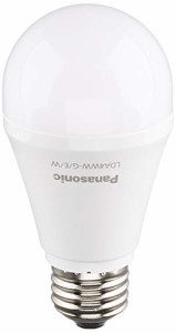 パナソニック LED電球 口金直径26mm 電球40形相当 温白色相当(4.4W) 一般電球 広配光タイプ 屋外器具対応 密閉器具対応 LDA4WWGEW1