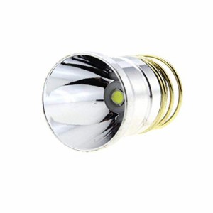 懐中電灯電球、超高輝度XP-L V6交換LED電球1300ルーメン1モード ドロップインP60デザインモジュール懐中電灯修理用、3.6-9V Drop-In- P60