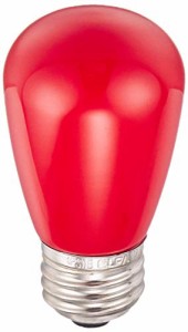 エルパ (ELPA) LED電球サインE26 LED電球 E26 赤 LDS1R-G-G904