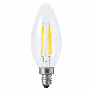 東京メタル LED電球 シャンデリア電球タイプ 40W形相当 電球色 口金E12 LDC4LC40WE12-T2