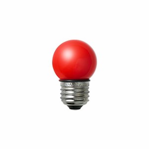 エルパ (ELPA) LED電球G40形 LED電球 照明 E26 赤 防水設計:IP65 LDG1R-G-GWP254