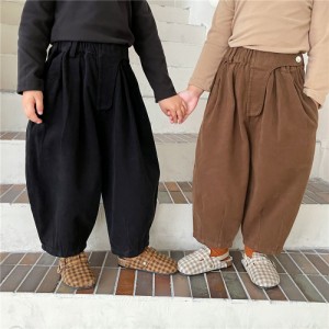 キッズ ベビー服 子供服 ズボン フリースパンツ ライン ボトムス  起毛 冬 防寒 男の子 女の子 起毛パンツ