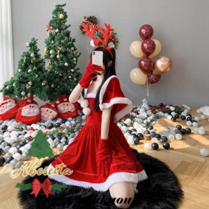 クリスマス サンタコス レディース 2022 サンタ コスプレ 衣装 女 パーティー 仮装 コスチューム プレゼント