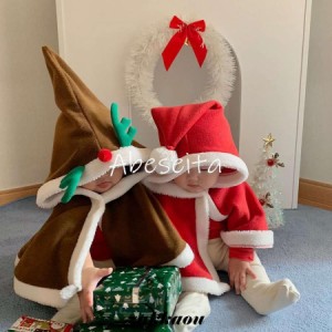 クリスマス 子供 マント コスプレ 2021 サンタクロース トナカイ 仮装 クリスマスプレゼント