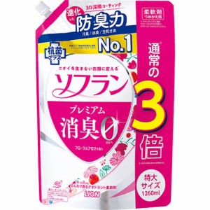 ソフランプレミアム消臭フローラル替特大1200M × 6点[倉庫区分NO]