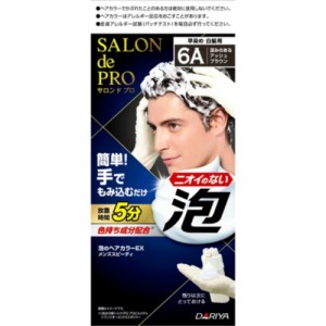 サロンドプロ泡のヘアカラーEXメンズスピーディ6A深みのあるアッシュブラウン× 30点[倉庫区分NO]