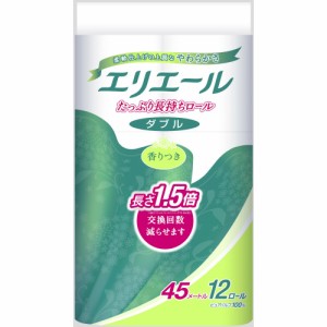 エリエールトイレット長持ち12Rダブル45M[倉庫区分NO]