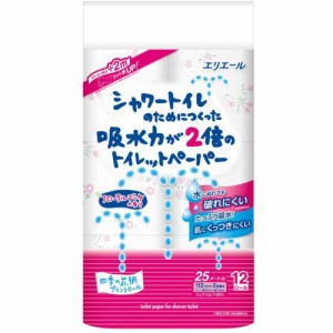 シャワー吸水力が2倍のトイレットフラワー12R × 6点[倉庫区分NO]