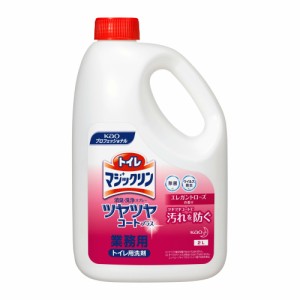 トイレマジックリン消臭・洗浄スプレーツヤツヤコートプラスエレガントローズの香り業務用2L × 6点[倉庫区分NO]