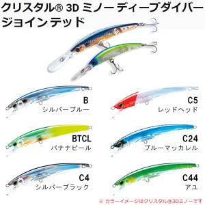 デュエル クリスタル 3D ミノー ディープダイバー ジョインテッド 130mm フローティング (シーバス ルアー)