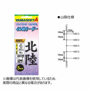 ヤマシタ イカ釣リーダー山陰5本用 6-12-8m 587-814 (スッテ　リーダー)