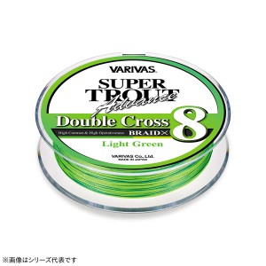バリバス スーパートラウトアドバンス ダブルクロス PEX8 LG 100m ライトグリーン 0.8号 (トラウトライン PEライン)