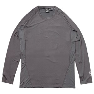 ジャッカル FTクールインナーシャツ グレー (冷感肌着 UV対策 クールインナー)