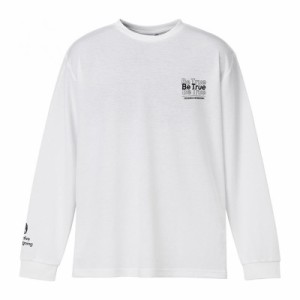 エバーグリーン ビートゥルー ドライミックスロングTシャツ タイプ1 ホワイト (フィッシングTシャツ 長袖)