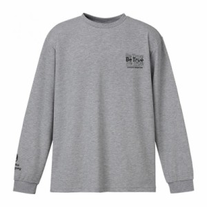 エバーグリーン ビートゥルー ドライミックスロングTシャツ タイプ1 グレー (フィッシングTシャツ 長袖)