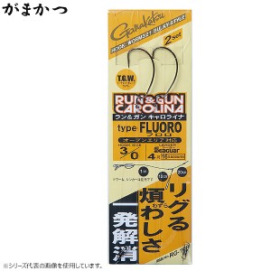 がまかつ ラン&ガン キャロライナ タイプフロロ RG-108 (リグ ルアー用品)