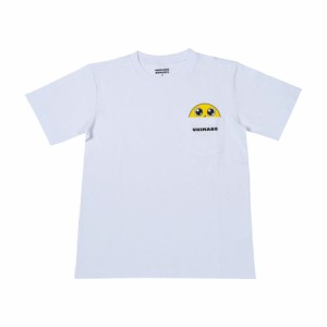 がまかつ うきまろ ひょっこりポケティー ホワイト UK8023 (フィッシングシャツ Tシャツ)