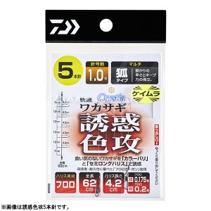 ダイワ 快適ワカサギKC誘惑色攻 M 5本 (ワカサギ仕掛け) 0.5号