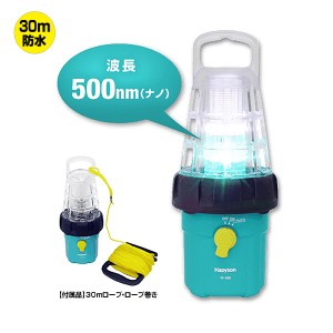 ハピソン 乾電池式LED水中集魚灯 YF-500 (集魚灯 水中ライト)