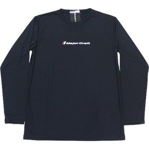 メジャークラフト 速乾ドライロングTシャツ ブラック MCLT (フィッシングシャツ・Tシャツ)