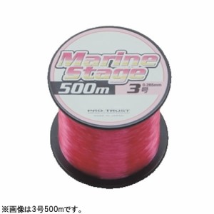 プロトラスト マリンステージ 500m #4.0 ピンク (ナイロンライン 釣り糸)