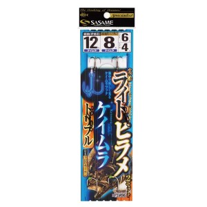 ささめ針 実船 ライトヒラメ(ケイムラトリプル) 12-6 FSM96 (胴突仕掛け 釣り)