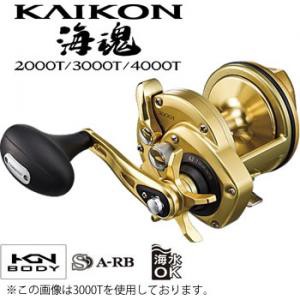 (送料無料) シマノ 海魂(KAIKON) 2000T (石鯛リール)