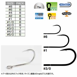 カツイチ デコイ バーサタイルシングル シングル37 (ルアーフック)