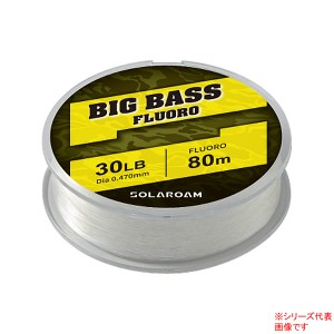 東レ ソラローム ビッグバスフロロ NA 80m 14lb〜20lb (ブラックバスライン フロロカーボンライン)