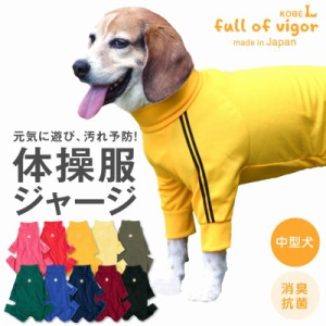 ドッグプレイ(R)体操服ジャージつなぎ(中型犬用)【ネコポス値3】