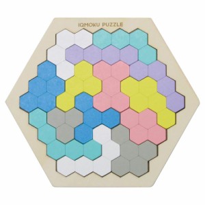 イクモク木製知育パズル　六角形 ×60 1個当たり：1131円(税前)