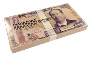 ミニミニ壱億円ＢＯＸティッシュ１０Ｗ（渋沢栄一） ×400 1個当たり：32円(税前)