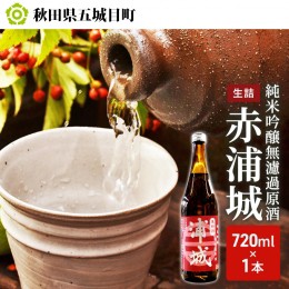 【ふるさと納税】【生詰】純米吟醸無濾過原酒「赤浦城」720ml×1本