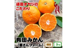 【ふるさと納税】▼温州みかん 約3kg 贈答用 頑固オヤジのこだわりみかん ※2024年11月中旬〜2025年1月上旬頃より順次発送予定 【krf004-