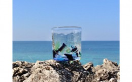 【ふるさと納税】【RYUKYU GLASS WORKS 海風】アクアリーフロックグラス