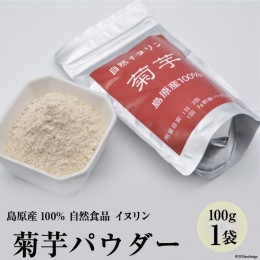 【ふるさと納税】AE244菊芋パウダー　1袋（100g） 【島原産100% 自然食品 イヌリン】