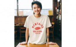 【ふるさと納税】MENTAIKO HIGH SCHOOL Tシャツ（めんたいこハイスクール）Sサイズ