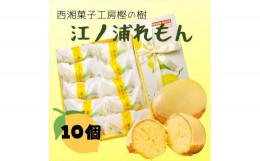 【ふるさと納税】西湘菓子工房樫の樹　江ノ浦れもん10個入りギフト 【 お菓子 スイーツ 神奈川県 小田原市 】