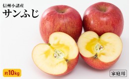【ふるさと納税】信州小諸産 サンふじ りんご 家庭用 約10kg 長野県産 果物 フルーツ 林檎
