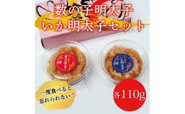 【ふるさと納税】数の子明太子＆いか明太子 セット 各110g とくとく珍味 [a0214] 株式会社マル五 ※配送不可：離島【返礼品】添田町 ふる