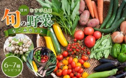 【ふるさと納税】信州・むすび野菜 なごみセット | 野菜セット おまかせ 長野県 松本市 むすび農園 植物性肥料のみで栽培した旬の野菜（