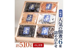 【ふるさと納税】＜のし付き＞山崎屋 人気の佃煮6種 詰め合わせ【1075173】