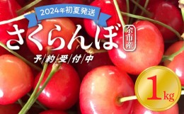 【ふるさと納税】〔先行受付〕毎年大好評！こだわりの東谷農園 余市産 さくらんぼ 1kg（2024年初夏発送）