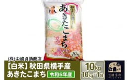 【ふるさと納税】【白米】令和5年産 秋田県横手産あきたこまち 10kg(10kg×1袋)